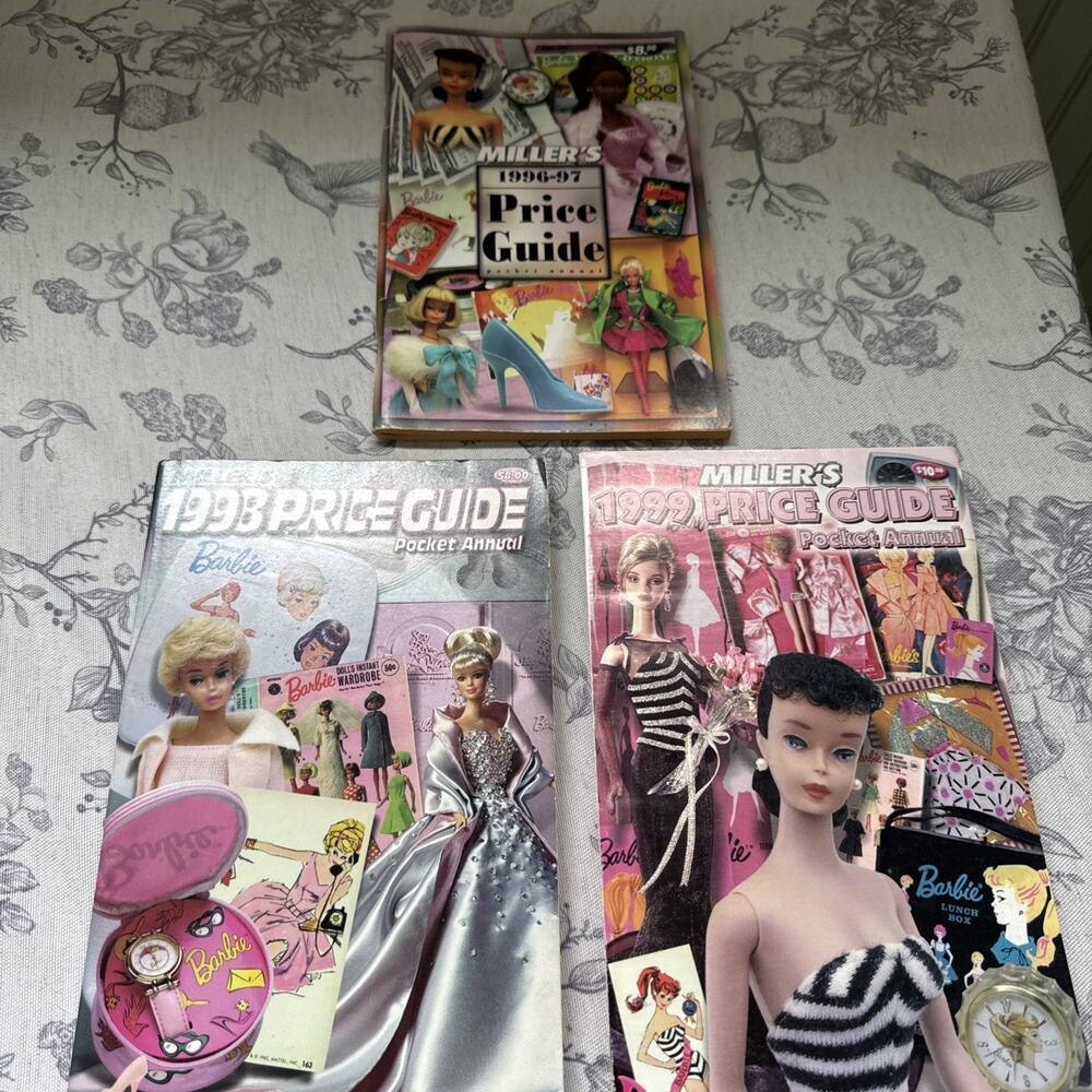 Vtg Miller's Barbie Price Pocket Annual Lot Guide 90s 96 97 98 99 Reference Book